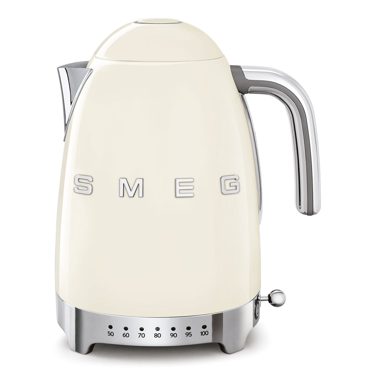 Bouilloire SMEG KLF04 Années 50 — 1,7 L (7 tasses), température réglable 50–100°C, maintien au chaud | Electro‑Choc