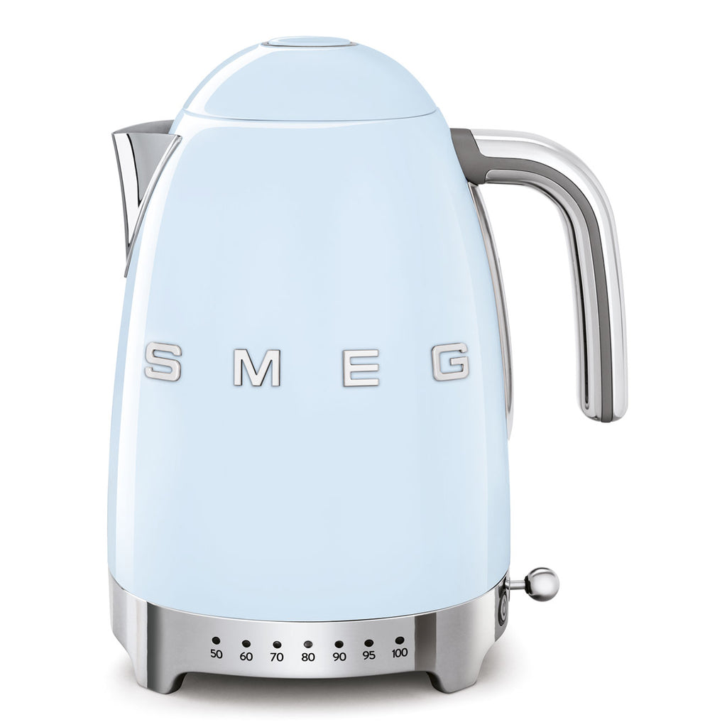Bouilloire SMEG KLF04 Années 50 — 1,7 L (7 tasses), température réglable 50–100°C, maintien au chaud | Electro‑Choc