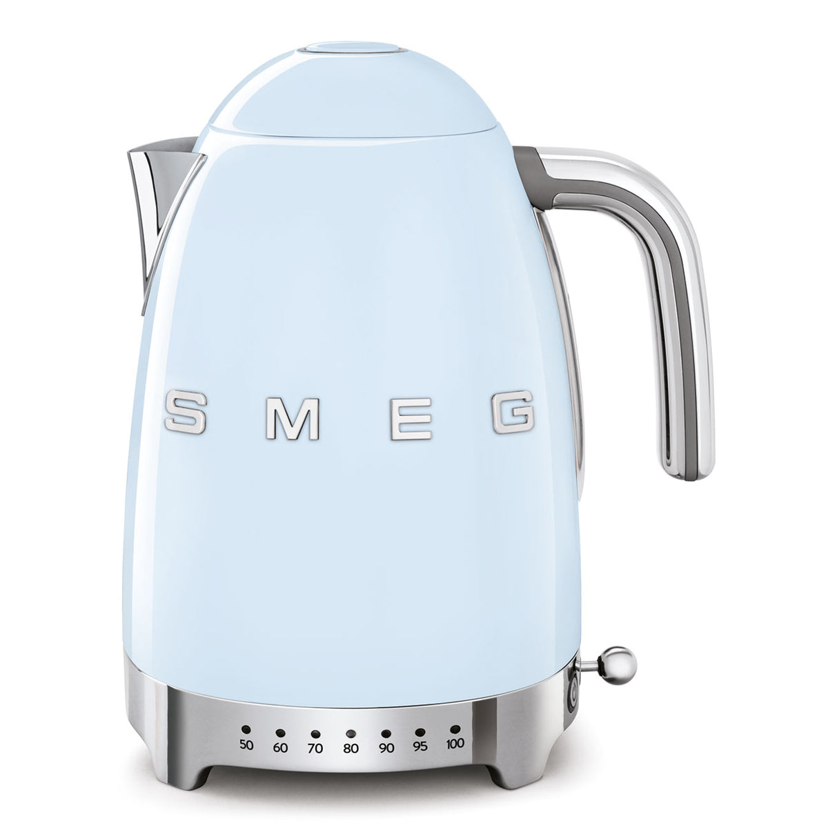 Bouilloire SMEG KLF04 Années 50 — 1,7 L (7 tasses), température réglable 50–100°C, maintien au chaud | Electro‑Choc