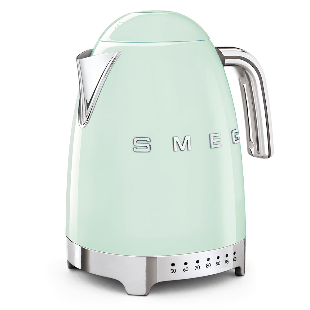 Bouilloire SMEG KLF04 Années 50 — 1,7 L (7 tasses), température réglable 50–100°C, maintien au chaud | Electro‑Choc