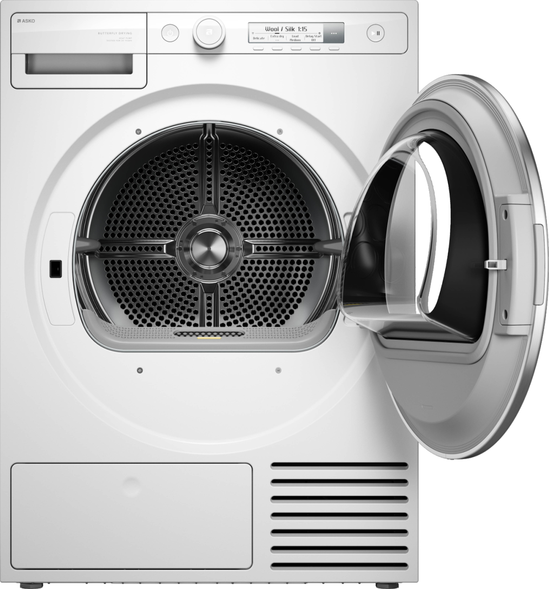 Sèche‑linge ASKO T108HCW  — 8 kg, Butterfly Drying™, Multi‑Filter System, One Motion™ Lint Filter, testé pour 20 ans | Electro‑Choc