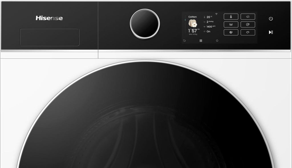 Wasmachine HISENSE WF5I1045BWQ - 10,5 kg - 1400 tpm - Stoom - Autodose