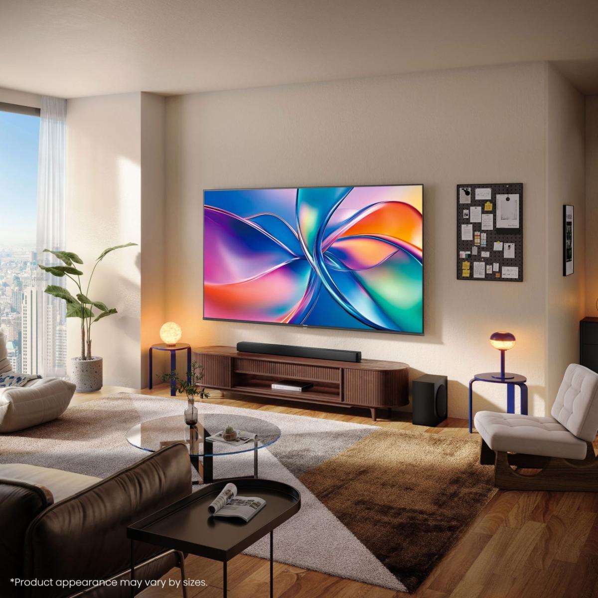 TV HISENSE 50E7Q QLED 4K Smart TV — 126 cm (50"), Dolby Vision & Atmos, VIDAA, Game Mode Plus