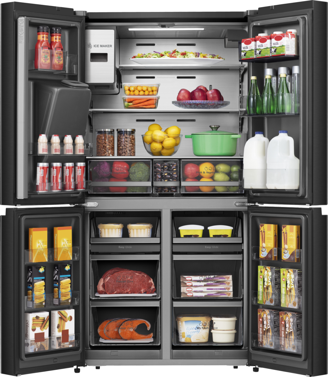 Réfrigérateur side by side HISENSE RQ760N4IFE - 577 L -Tablette - Total No Frost - Noir