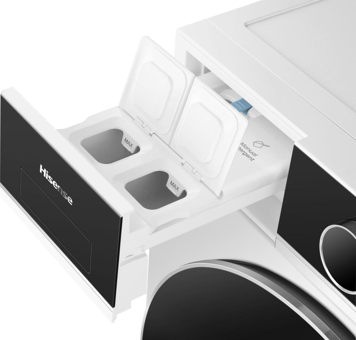 Wasmachine HISENSE WF5I1045BWQ - 10,5 kg - 1400 tpm - Stoom - Autodose