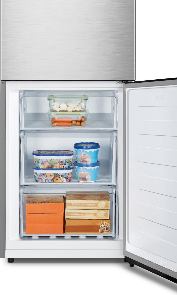 Réfrigérateur combiné HISENSE RB3N300NECA Inox — 304 L — Classe A — 35 dB — Total No Frost