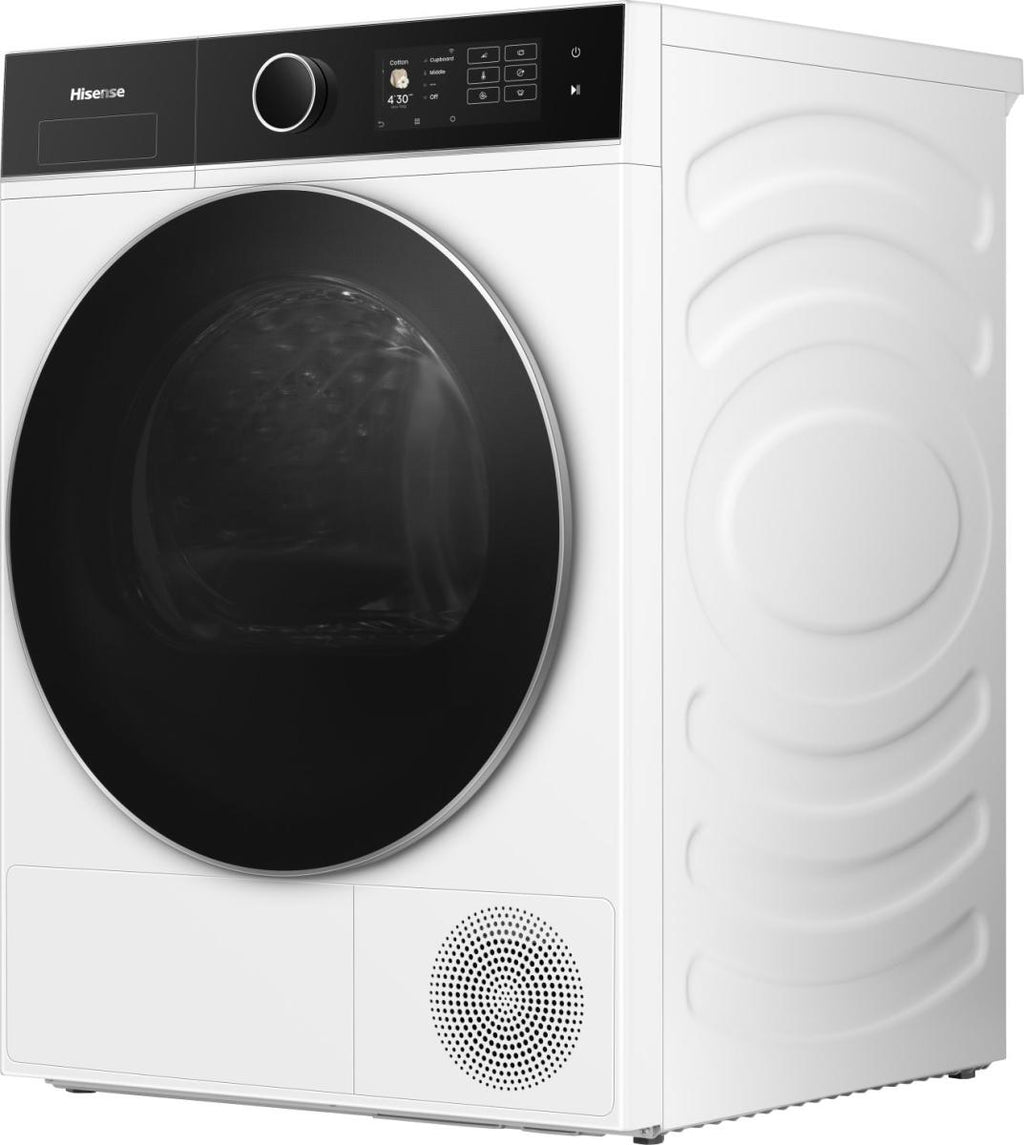 Sèche-linge Pompe à Chaleur HISENSE DH5I104BWAB — 10 kg, Classe A, Moteur Inverter, WiFi ConnectLife, Vapeur