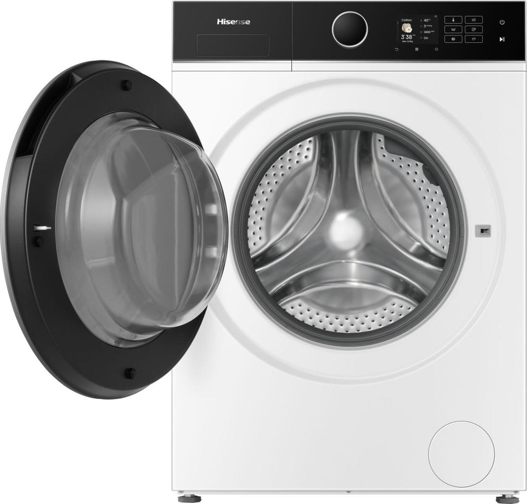 Wasmachine HISENSE WF5I1045BWQ - 10,5 kg - 1400 tpm - Stoom - Autodose