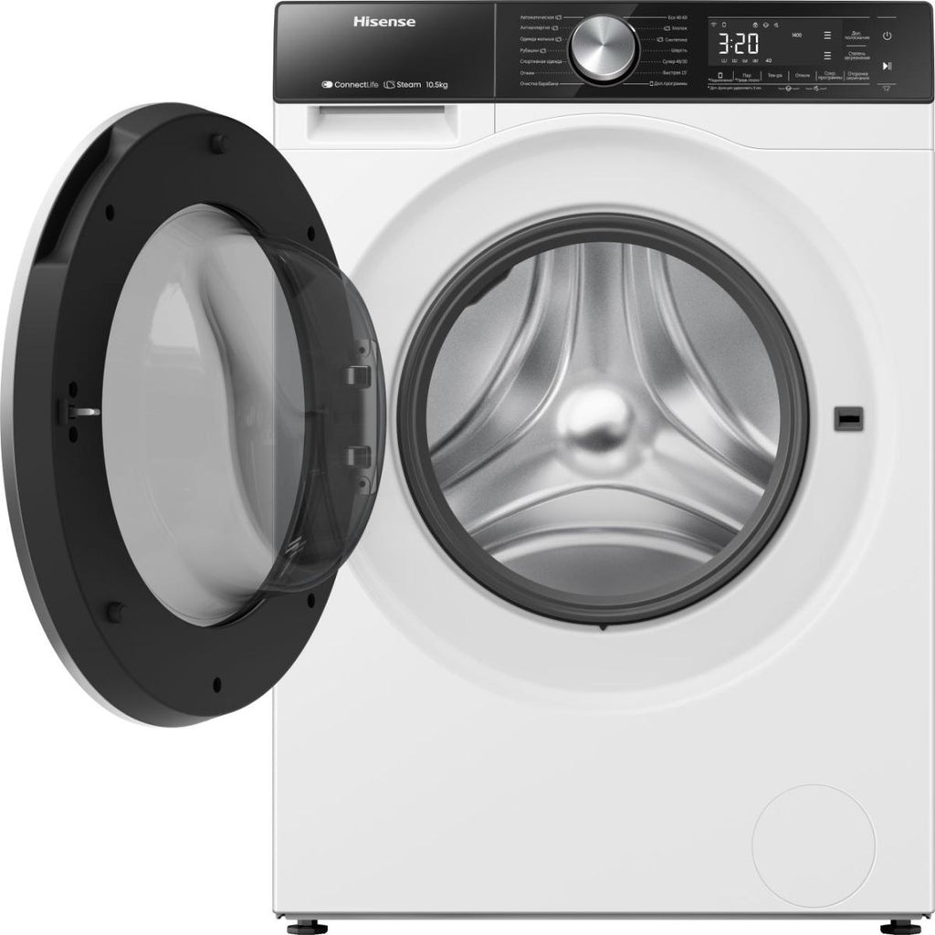Wasmachine HISENSE WF3E1043BWQ - 10,5 kg - 1400 tpm - Stoom