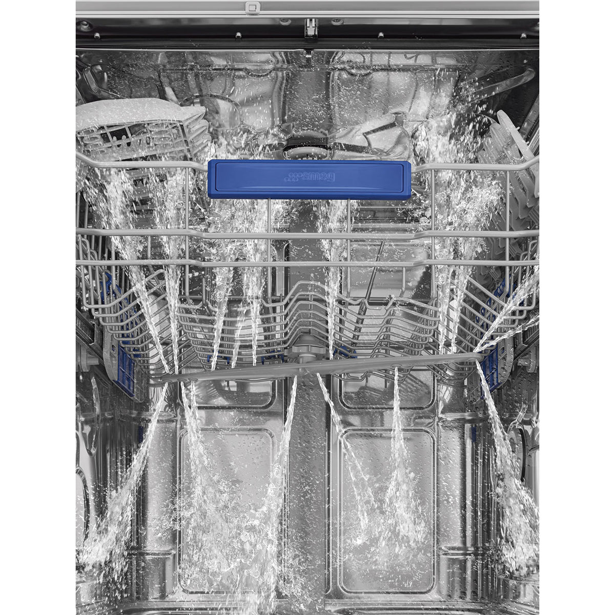 Lave-vaisselle intégrable Smeg PL254CX — 60 cm, 13 couverts, classe C, 45 dB, bandeau inox et Dry Assist+