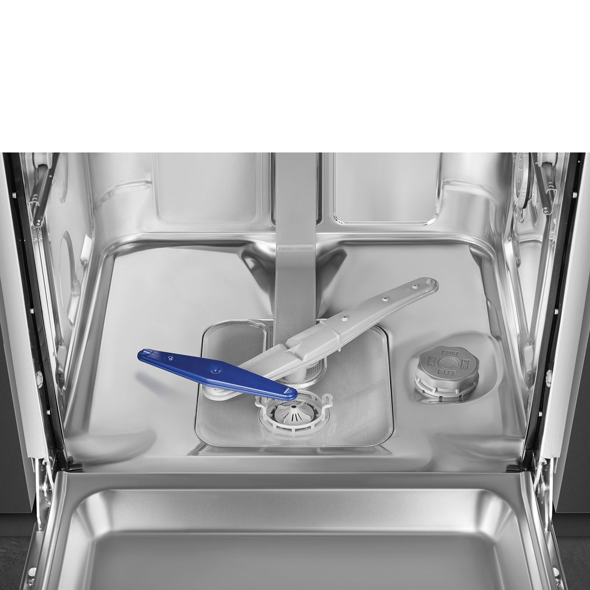 Lave-vaisselle intégrable Smeg PL254CX — 60 cm, 13 couverts, classe C, 45 dB, bandeau inox et Dry Assist+