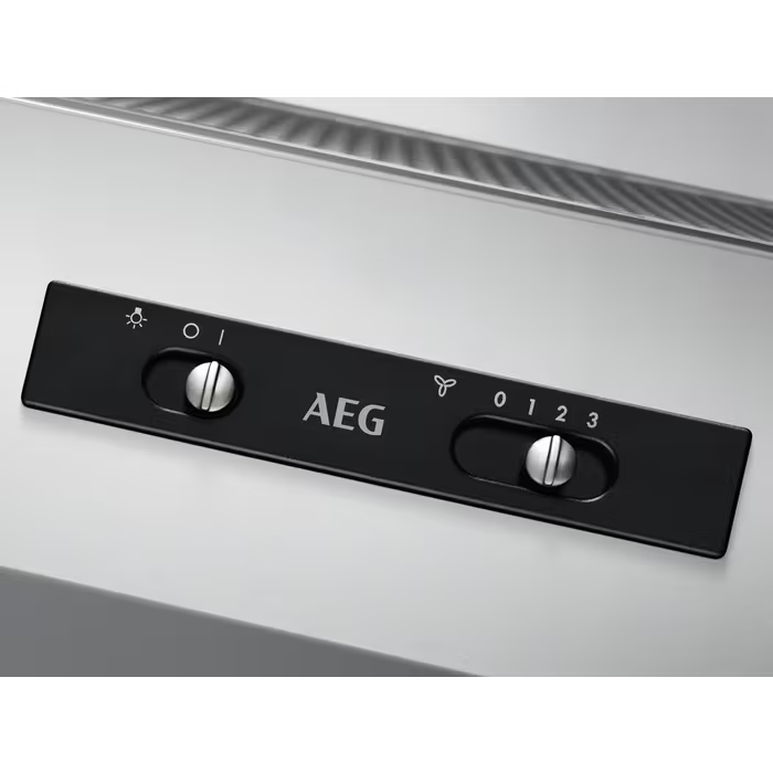AEG DEB2631S geïntegreerde afzuigkap — 60 cm, 370 m³/u, led, 3 standen, grijs, energieklasse D