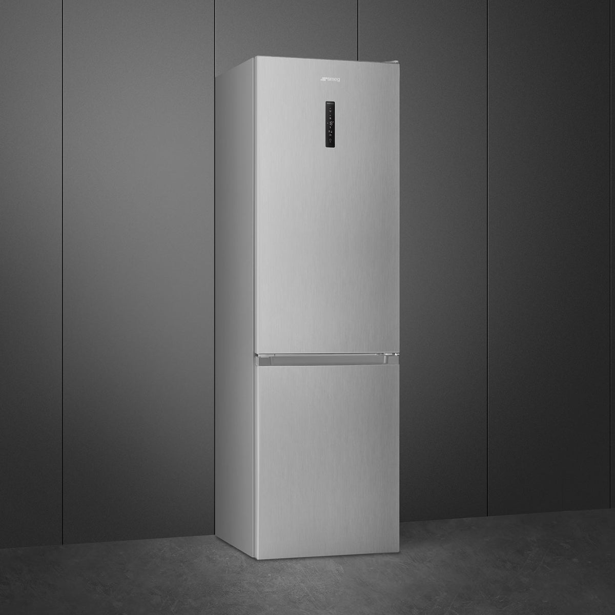 Réfrigérateur combiné SMEG RC18XDNC – 300 L – No Frost – Inox Look – Classe C
