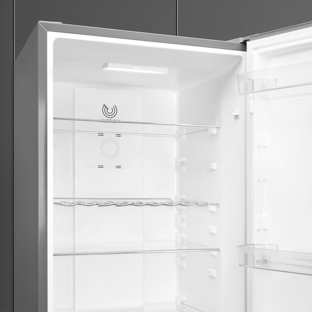Réfrigérateur combiné SMEG RC18XDNC – 300 L – No Frost – Inox Look – Classe C
