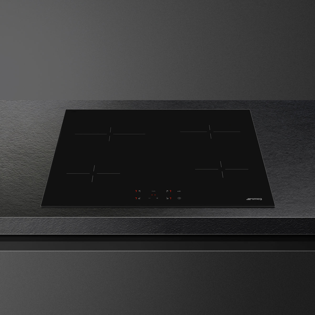 Table de cuisson vitrocéramique SMEG SE264TD2 — 60 cm, 4 zones, commandes tactiles | Electro‑Choc