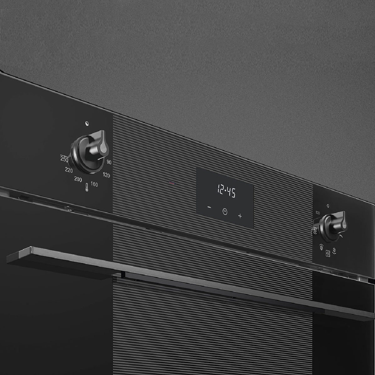 Four encastrable SMEG SF6100VB3 — 70 L, chaleur brassée, classe A, noir | Electro‑Choc