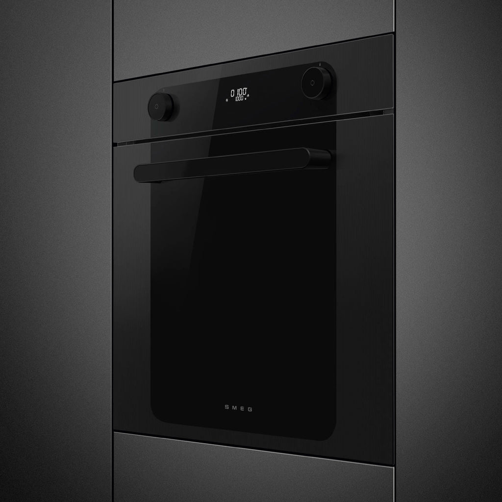 Four encastrable SMEG SF6201TB Noir – 70 L – Chaleur tournante – Classe A+
