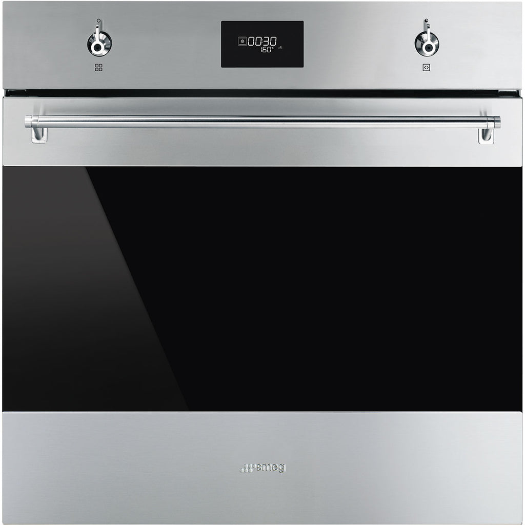 Four encastrable pyrolyse SMEG SFP6301TVX Inox – 70 L – Chaleur tournante – Classe A+
