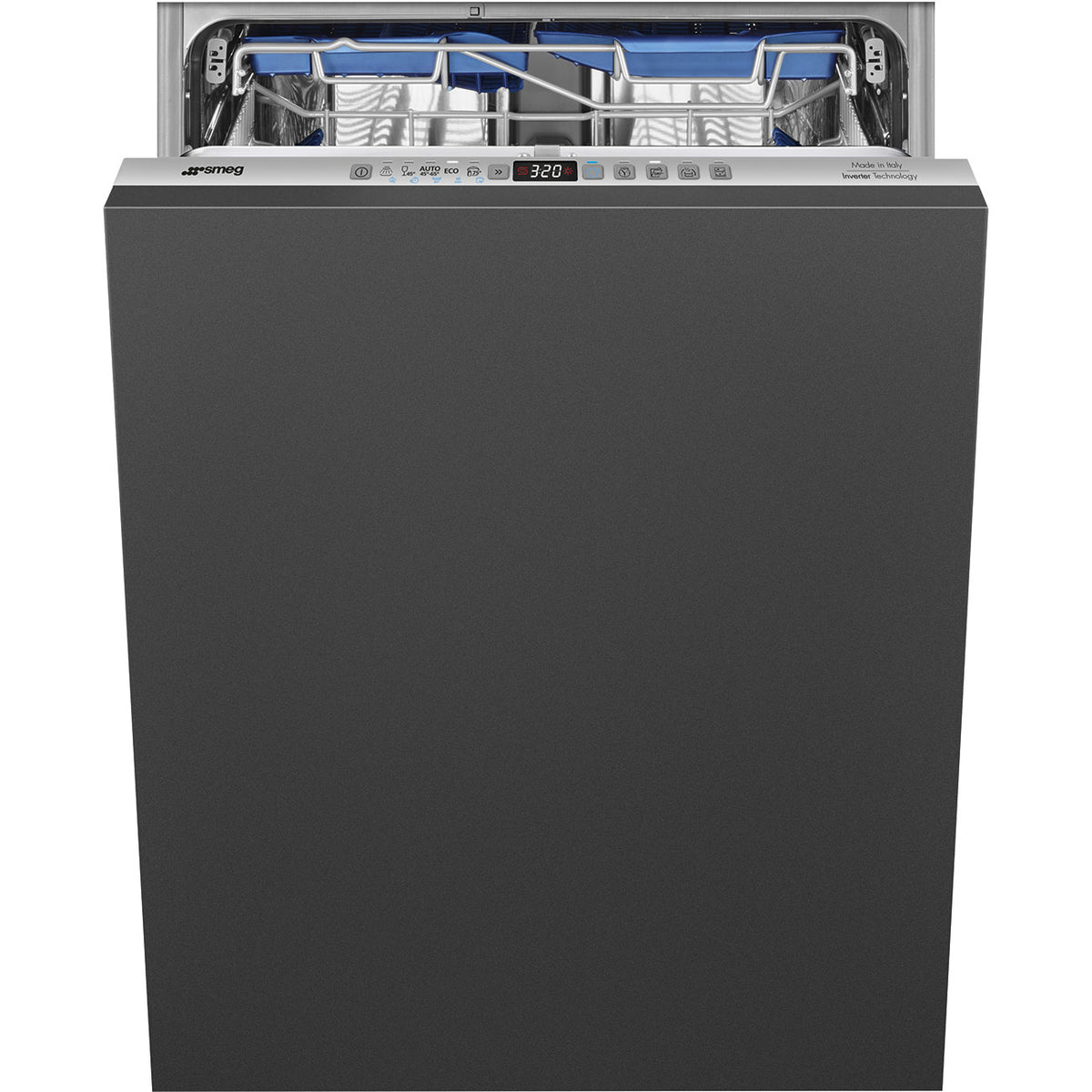 Lave-vaisselle intégrable SMEG ST323PM – 14 couverts – Semi-professionnel – 42 dB – Classe C