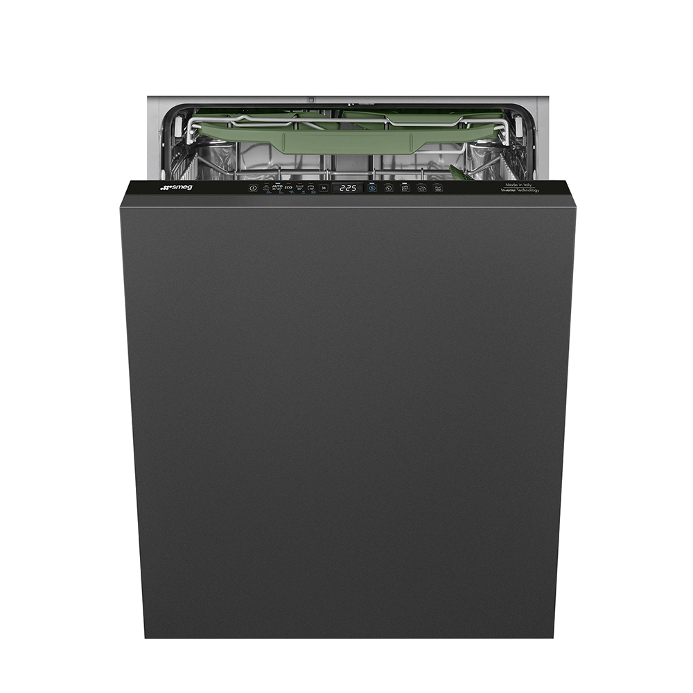Lave-vaisselle encastrable SMEG STL7322BL 60 cm — 13 couverts — Classe B — 42 dB — Dry Assist+ — Active Light — 3 paniers FlexiDuo