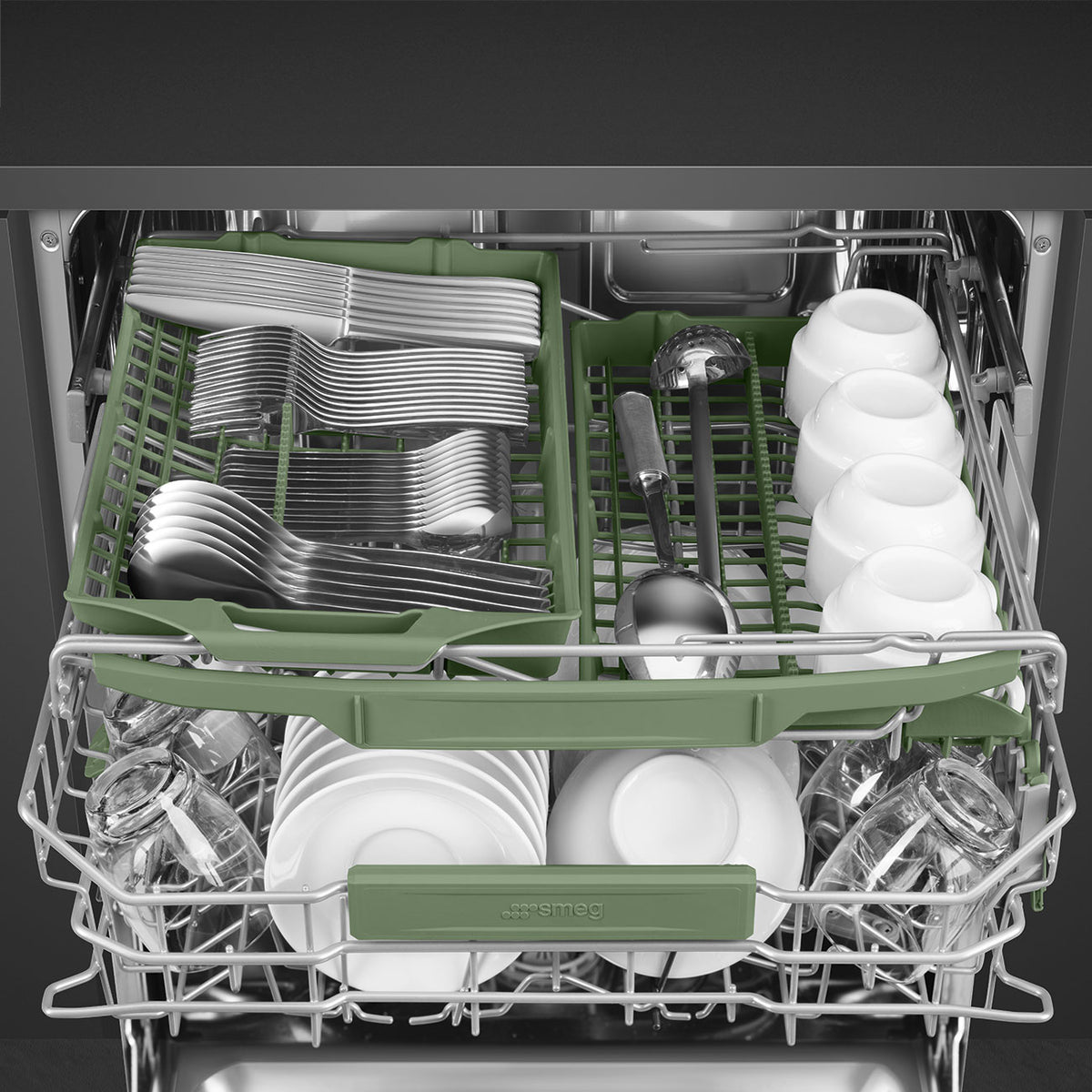 Lave-vaisselle encastrable SMEG STL7332CL – 13 couverts – Classe C – 43 dB – Dry Assist+