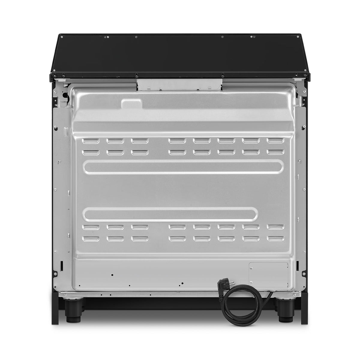 Cuisinière induction Smeg TR90IMBL Victoria 90 cm noir — Grand four 115 L, 5 foyers Booster, Vapor Clean, fermeture douce, classe A