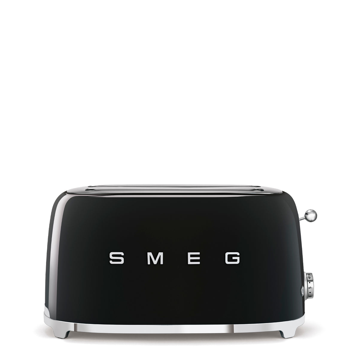 Grille‑pain SMEG TSF02 Années 50 — 2 fentes extra‑longues / 4 tranches, 6 niveaux, Bagel / Décongélation / Réchauffage