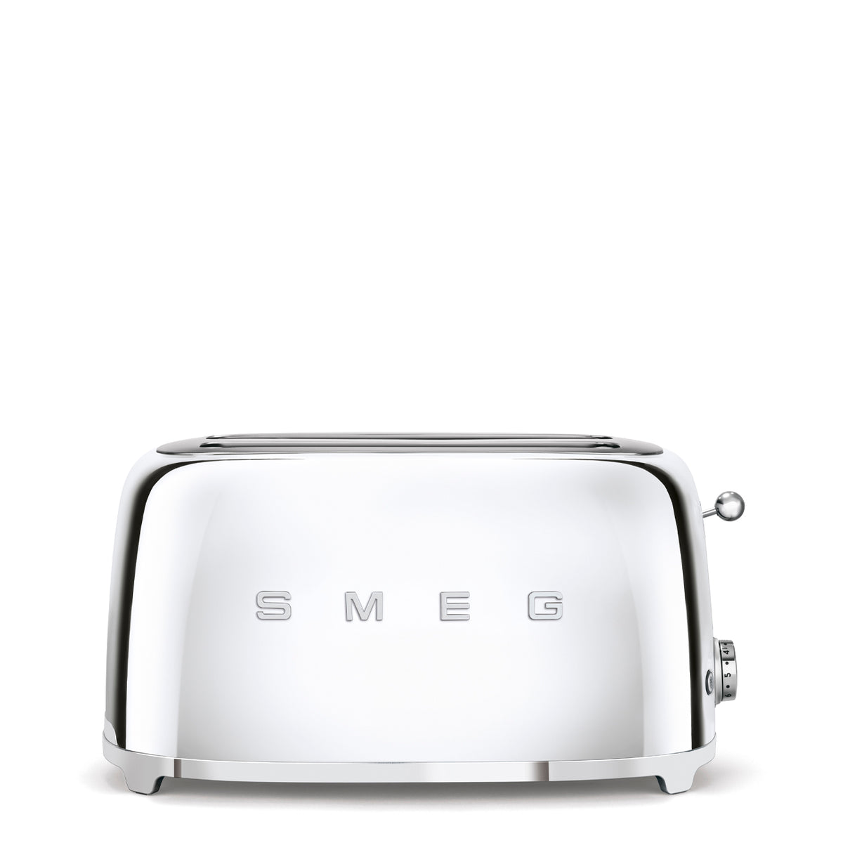 Grille‑pain SMEG TSF02 Années 50 — 2 fentes extra‑longues / 4 tranches, 6 niveaux, Bagel / Décongélation / Réchauffage