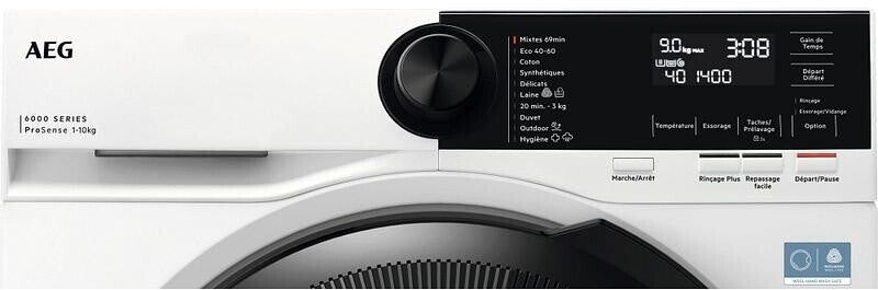 Wasmachine AEG LFR62E114S - 10kg - 1400 tpm - Inox