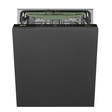 Lave-vaisselle encastrable SMEG STL322B 60 cm — 13 couverts — Classe B — 42 dB — Dry Assist+ — 3 paniers FlexiDuo — FlexiFit