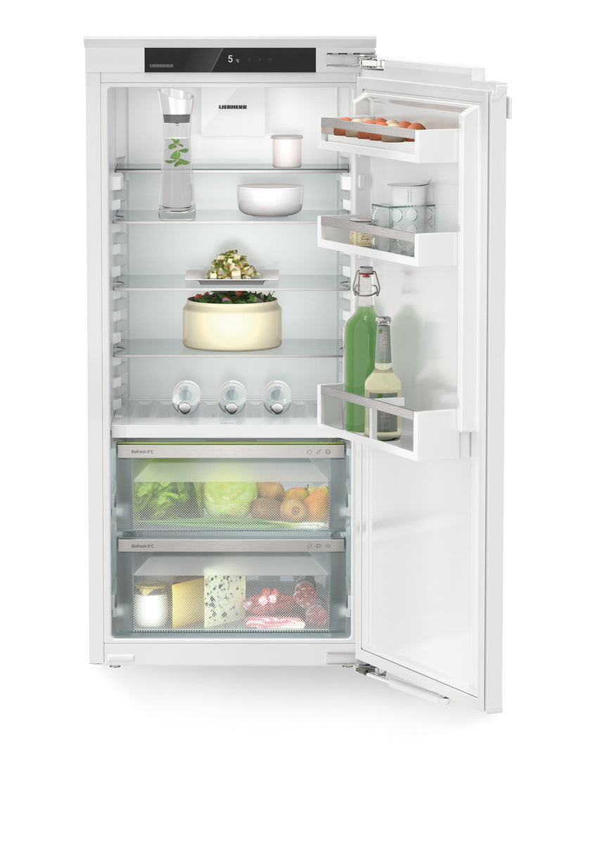 Réfrigérateur intégrable LIEBHERR IRBc 4120 BioFresh — 189 L, BioFresh (Fruit & Vegetable + DrySafe), niche 122 cm, écran tactile, PowerCooling, SmartDevice ready | Electro‑Choc
