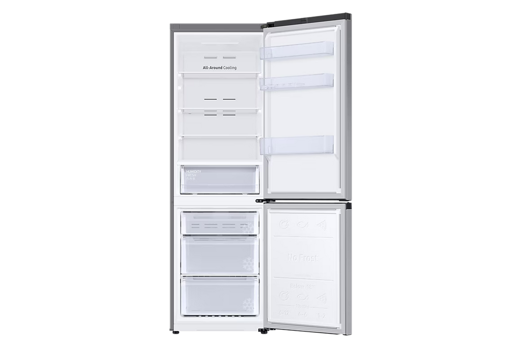 Frigo combiné SAMSUNG RB34C600CSA/EF (344 L) Wi‑Fi — classe C, No Frost, All‑around Cooling, Optimal Fresh+™, SmartThings AI Energy (jusqu’à -15%), 35 dBA, 60 cm | Electro‑Choc