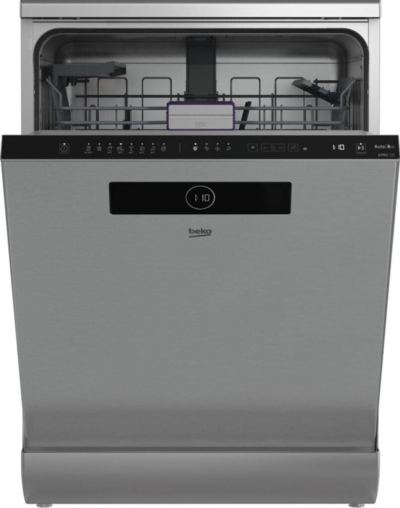 Vrijstaande vaatwasser BEKO BDEN38441XA — 14 couverts, Klasse C, 44 dB, AquaIntense, SelfDry, Rvs-look (anti-vingerafdruk)