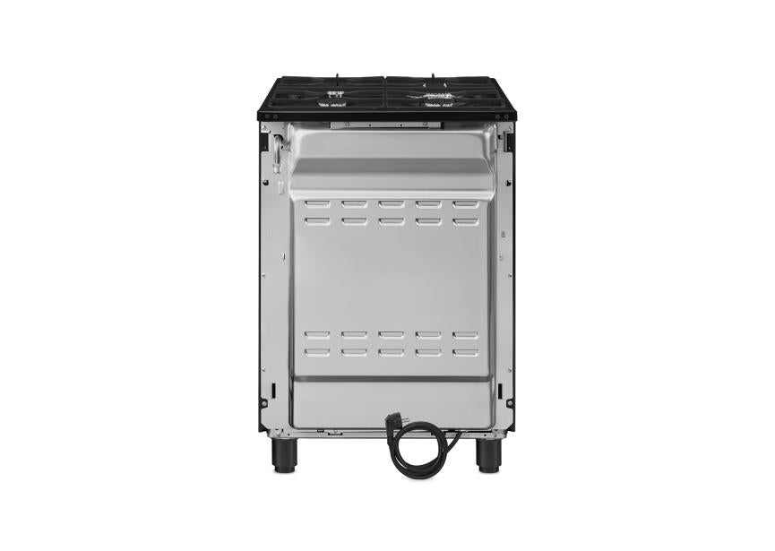 Centre de cuisson SMEG CX61GMBL 60×60 (gaz + four électrique) Noire — 70 L, Vapor Clean, Classe A | Electro‑Choc