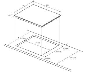 Table à induction CANDY CTP644SCBB — 60 cm, 4 foyers, Twin Power, Monoslider, Noir | Electro‑Choc