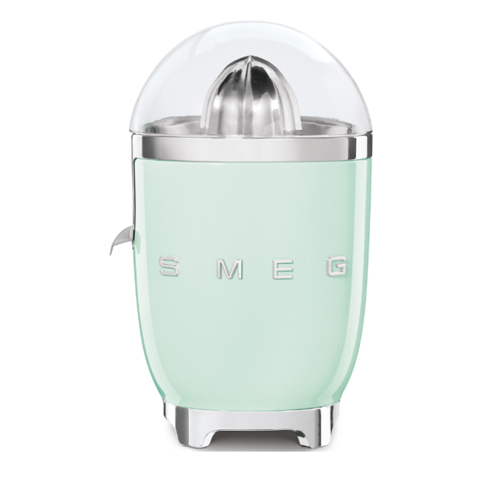 Presse‑agrumes SMEG CJF11 — Style Années 50 — 70 W — Bec anti‑goutte — Filtre inox