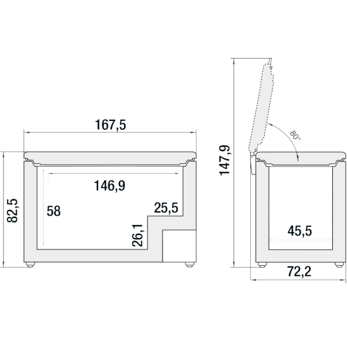 Liebherr CFd 2505 diepvrieskist — 359 L, SmartFrost, StopFrost, SuperFrost, Klasse D