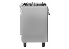 Cuisinière SMEG CX60GMX 60×60 (gaz + four électrique) Inox — 70 L, Vapor Clean, Classe A | Electro‑Choc