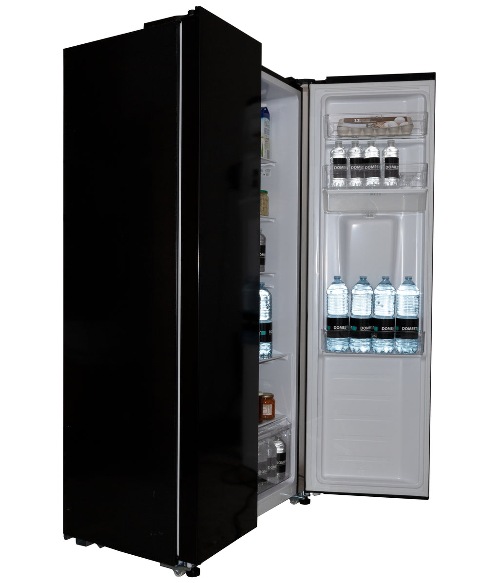 Amerikaanse koelkast EXQUISIT SBS239-WS-EB — 442 L, No-Frost, waterdispenser, 39 dB