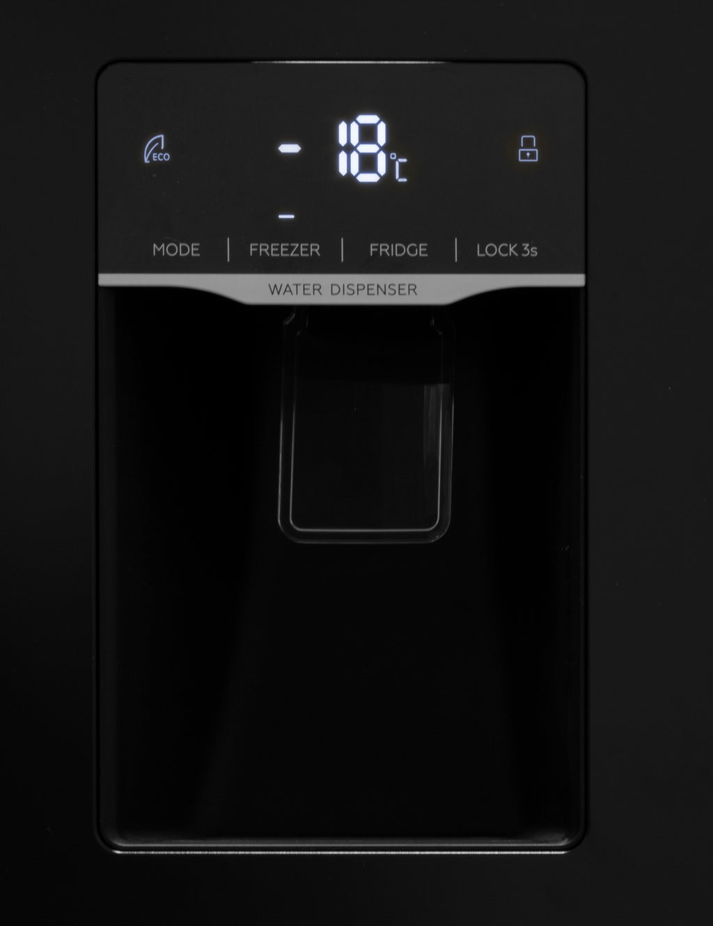Amerikaanse koelkast EXQUISIT SBS239-WS-EB — 442 L, No-Frost, waterdispenser, 39 dB