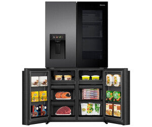 Réfrigérateur Cross Door HISENSE RQ600P7SKE — 615 L — PureView Door — Distributeur eau & glace — Total No Frost