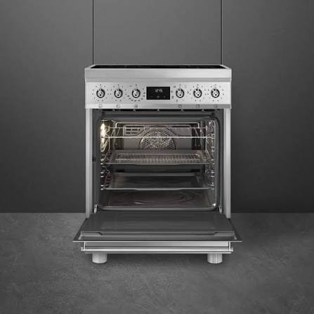 Centre de cuisson SMEG C6IMXM2 60 cm – Induction – Four multifonction 70 L – Classe A – Inox