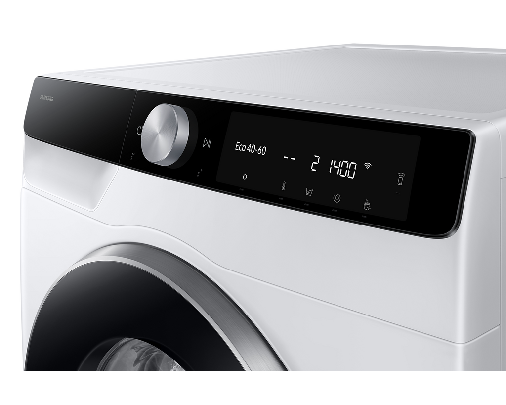 Lave-linge SAMSUNG AI Ecobubble™ Série 6000 (WW90DG6U25LKU3) — 9 kg, Classe A, SmartThings, 1400 tr/min, 39 min