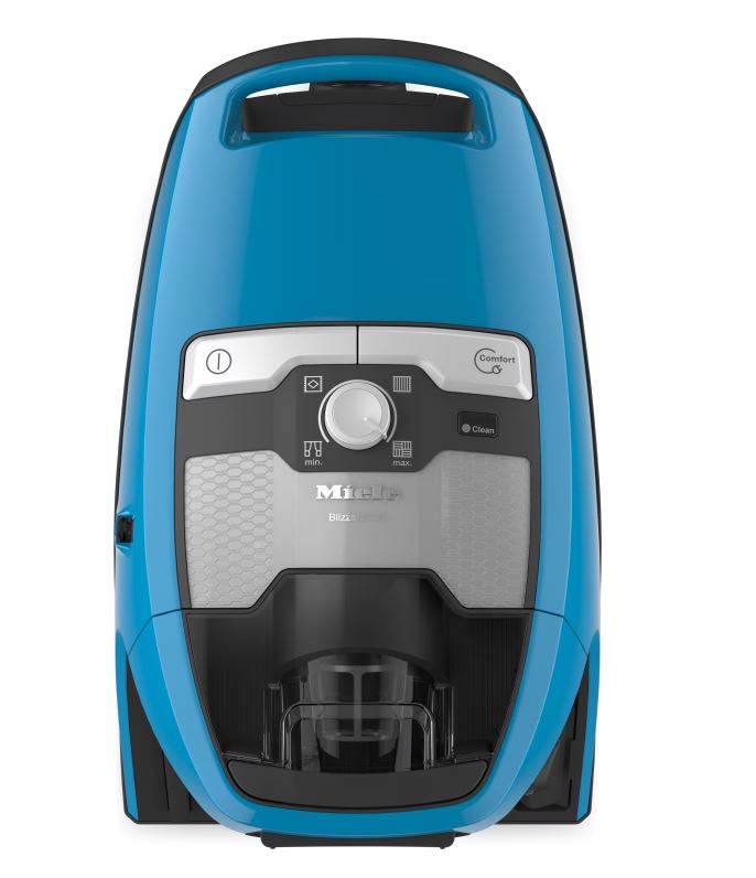 Aspirateur traîneau sans sac Miele Blizzard CX1 Parquet (bleu turquin) — Vortex 890 W, filtre HEPA Lifetime, brosse Parquet Twister, rayon d’action 11 m, bac 2 L | Electro‑Choc