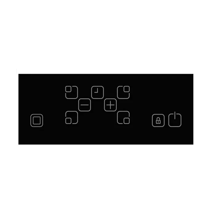 SHARP KH-6V08FT0K Glaskeramische inbouw kookplaat 60 cm — 4 zones, 5900 W, tiptoetsbediening