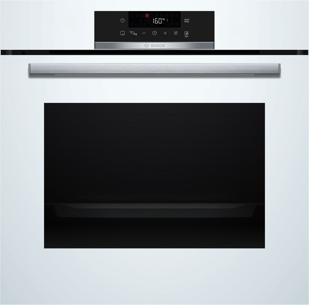 Inbouw oven BOSCH HBA572BW3F Serie 4 — 71 L, Pyrolyse + hydrolyse, AirFry, Energieklasse A+, Wit