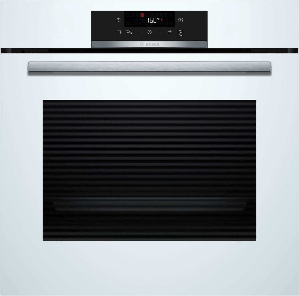 Inbouw oven BOSCH HBA572BW3F Serie 4 — 71 L, Pyrolyse + hydrolyse, AirFry, Energieklasse A+, Wit