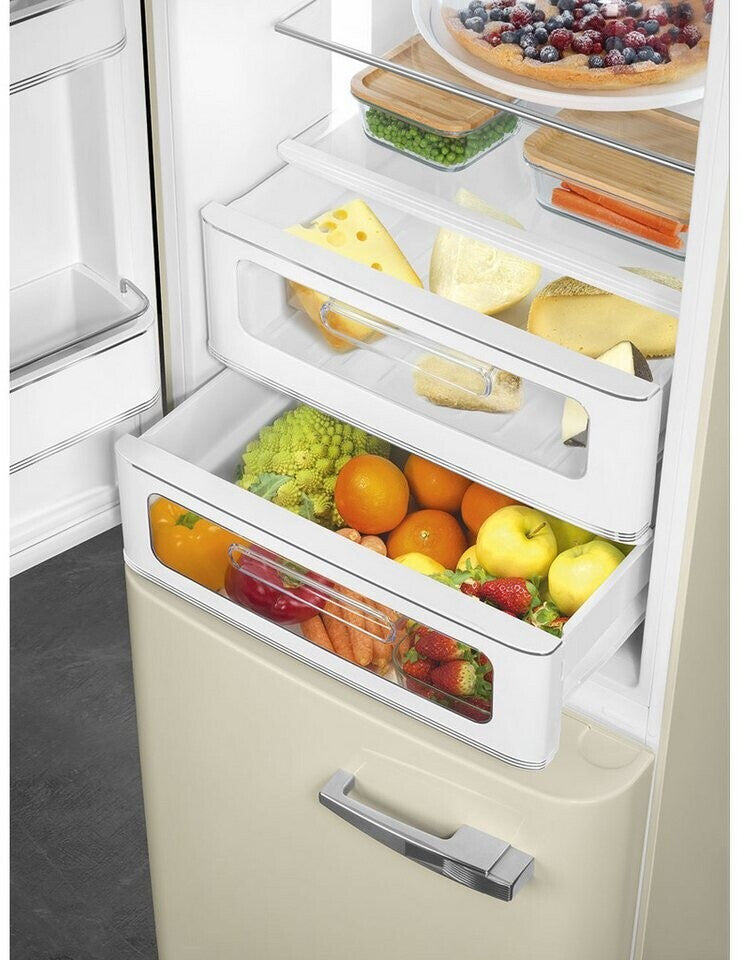 Réfrigérateur combiné SMEG FAB32LCR6 Années 50 Crème — 331 L, Total No Frost, 35 dB, classe C