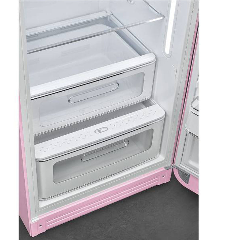 Réfrigérateur SMEG FAB28RPK6 Rose – Style Années 50 – 270 L – Classe C